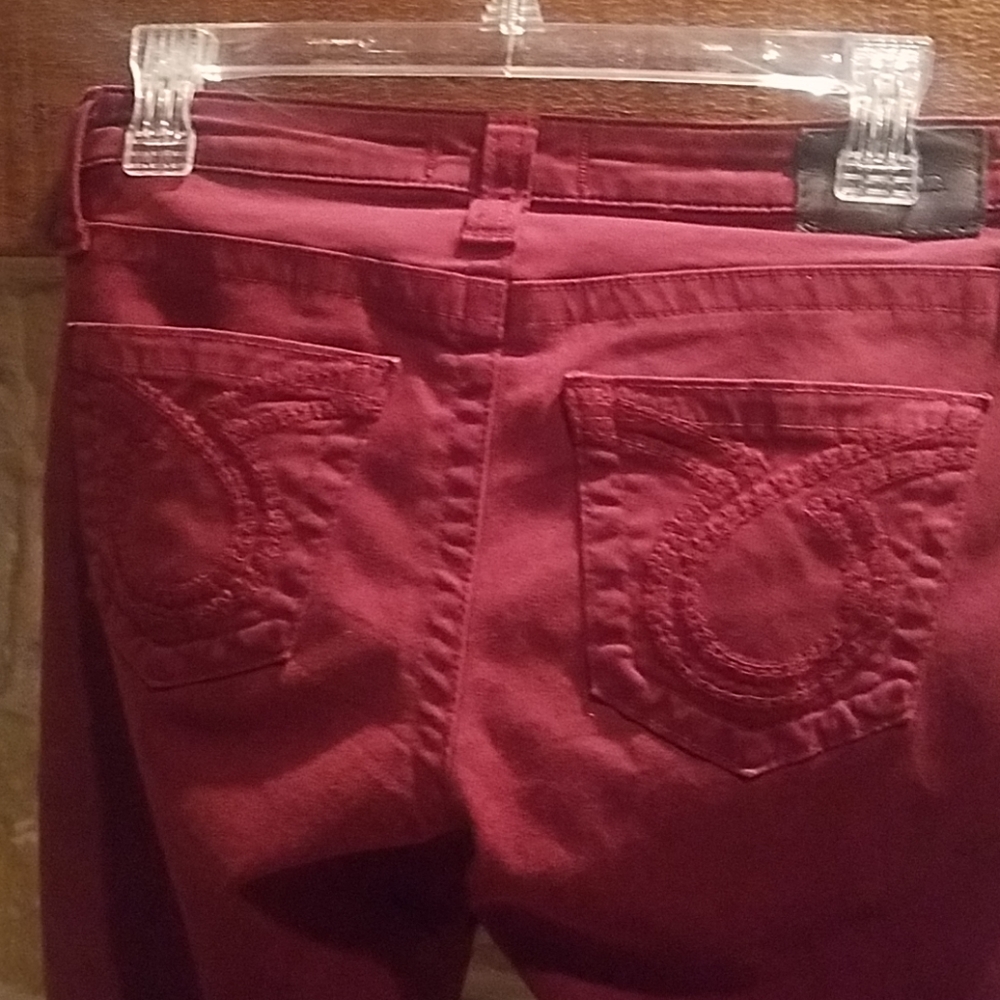 Jean's, Burgundy, skinny